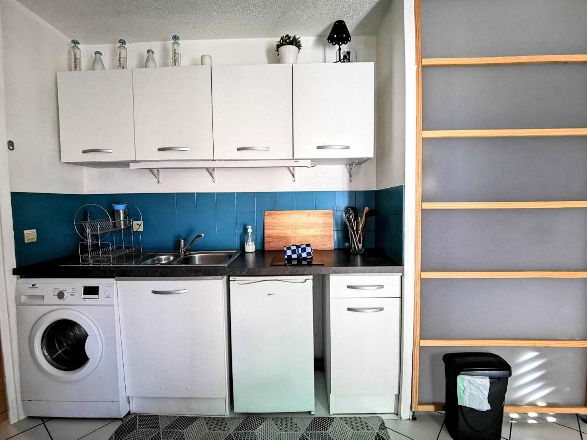 La Bulle Bleue - Parking-Terrasse-Aeoport-Meet Apartment บลานญัก ภายนอก รูปภาพ
