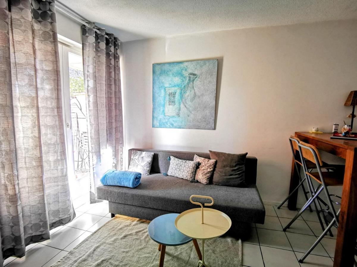La Bulle Bleue - Parking-Terrasse-Aeoport-Meet Apartment บลานญัก ภายนอก รูปภาพ